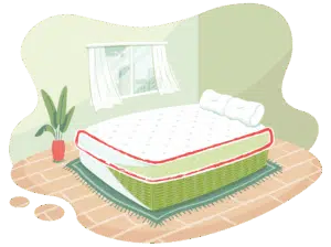 a diy mattress comfort layer is highlighted