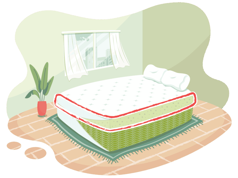 a diy mattress comfort layer is highlighted