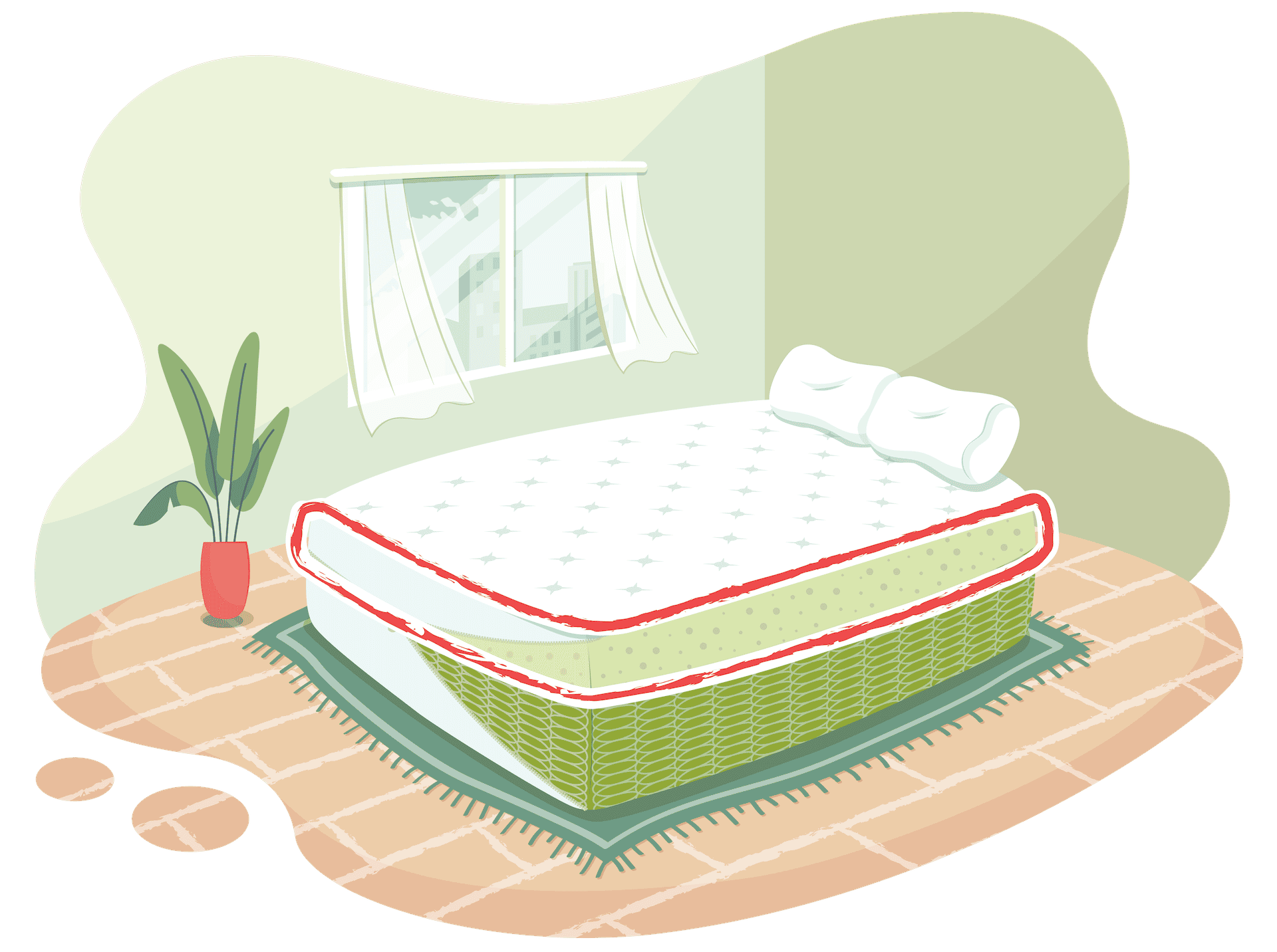 Where to Buy: DIY Mattress COMFORT Layers 1 a diy mattress comfort layer is highlighted