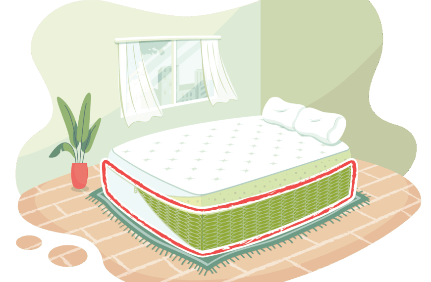 diy mattress support layer illustration