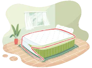 a diy zippered mattress cover is highlighted