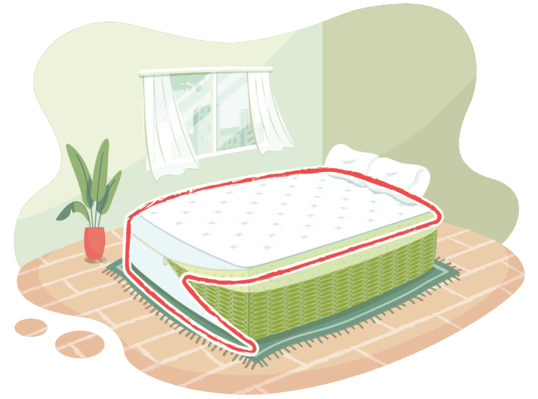 a diy zippered mattress cover is highlighted
