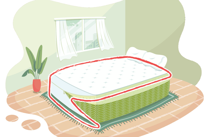 a diy zippered mattress cover is highlighted