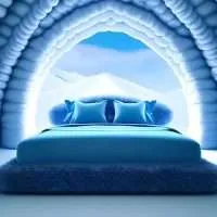 hot sleeper finds a bed as cool as an igloo