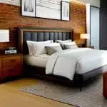 a luxury diy mattress in a downtown loft