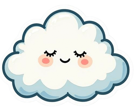 little fluffy sleepy cloud